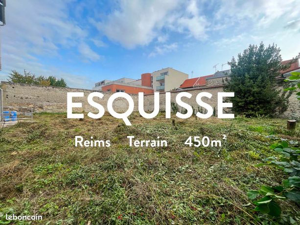Terrain 450 m² Reims