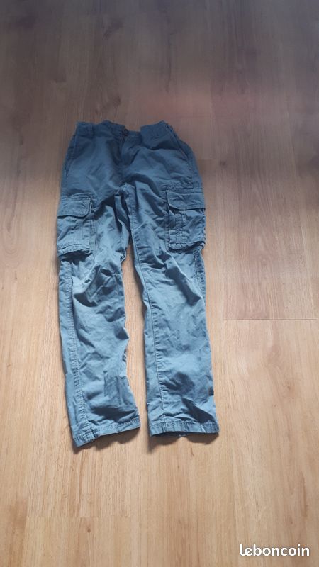 Pantalon kaki garçon style baroudeur (image 1)