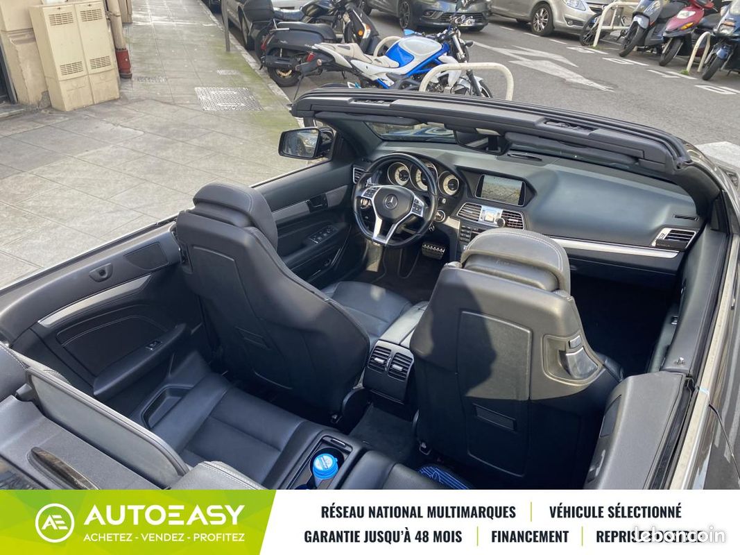 Mercedes CLASSE E CABRIOLET 220 D 2.1 CDi 16V 9G-TRONIC BlueTEC 170 CH (image 9)