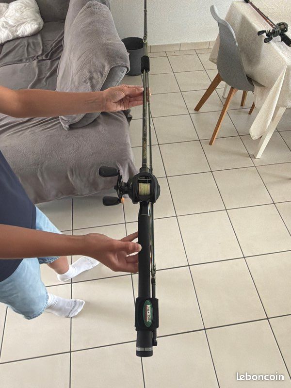 Ensemble canne Heartyrise casting Évolution et moulinet Abu Garcia Revo X, urgent (image 1)