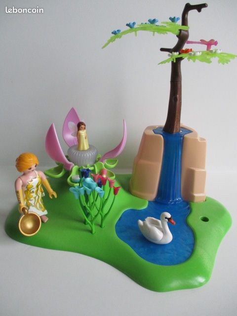 Playmobil Fairies Cascade Barque et fées Jeux Jouets