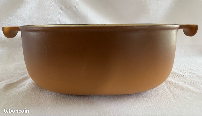 Enzo Mari - Le Creuset - Gratin dish - Art Deco - Enamel, - Catawiki