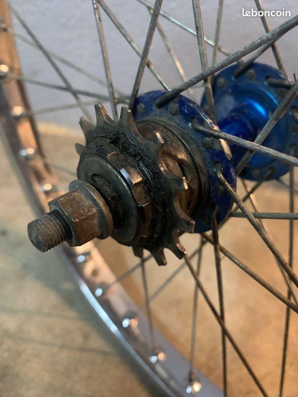 Set Decalcomanie Cerchi Araya 7X 7C Blu &ndash; Adesivi Per Bici BMX Old School