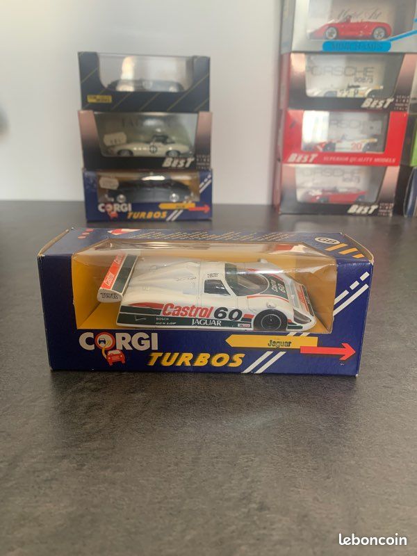 La Jaguar XJR9 Turbos Castrol en miniature par Corgi au 1/43e