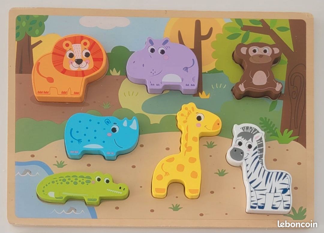 Puzzle animaux de la savane (image 1)