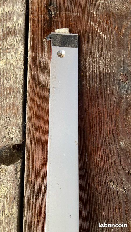Profil plat alu /eloxer gris (image 1)