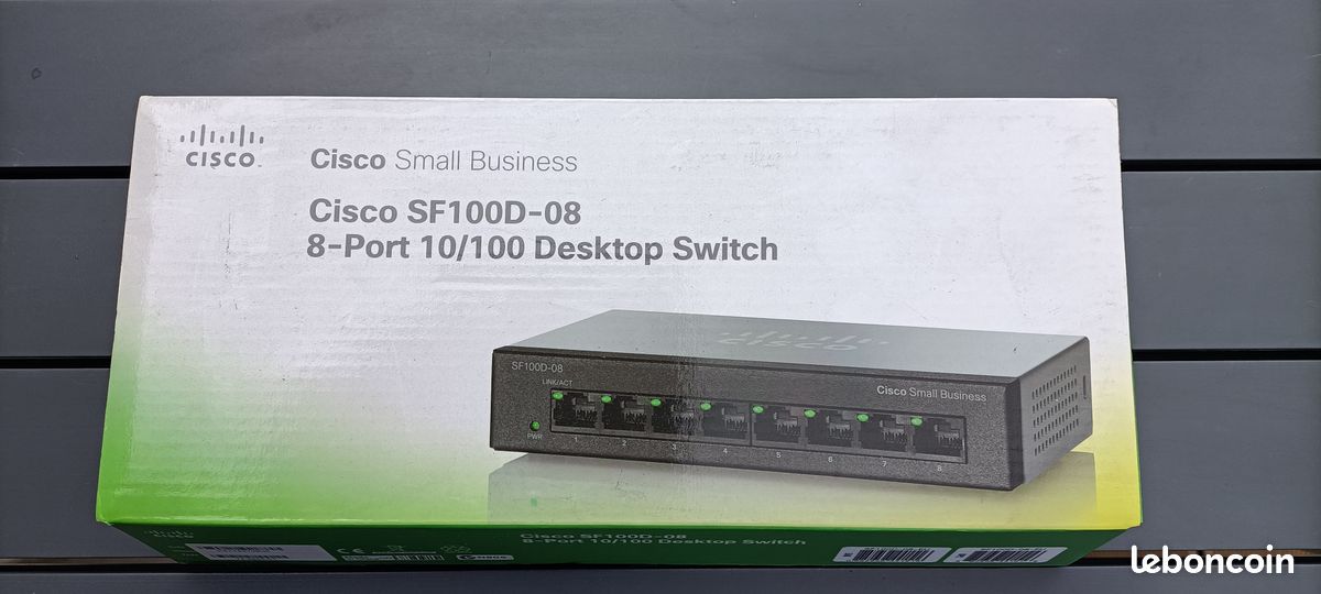 Commutateur ethernet hub Cisco 8 ports (image 1)