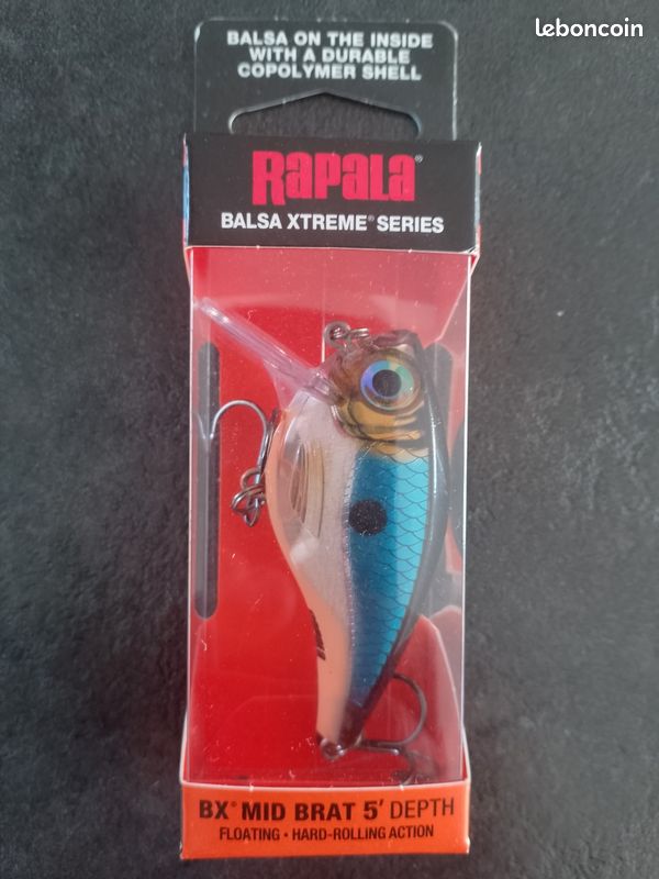 Lot De Leurres De Pêche Bagley Et Rapala Occasion - Crankbaits Avec Traces D'usage