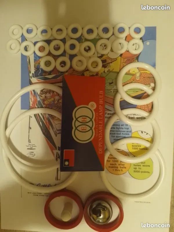 FLIPPER WILLIAMS KIT ELASTIQUE POUR FLIPPER WILLIAMS DISCO FEVER-pinball kit EUR 29,00 - FR