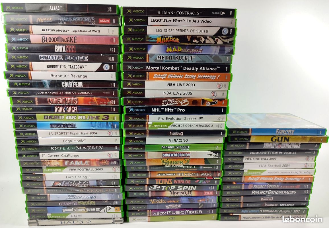 XBox Première génération Jeux à l'unité, Notices, Boites (image 1)