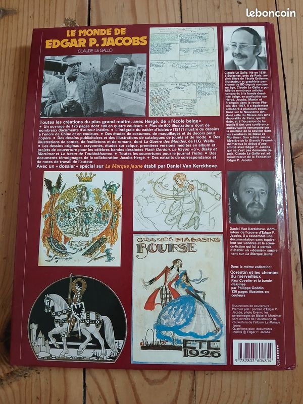 Le monde de Edgar P. JACOBS le lombard eo 1984 (image 8)