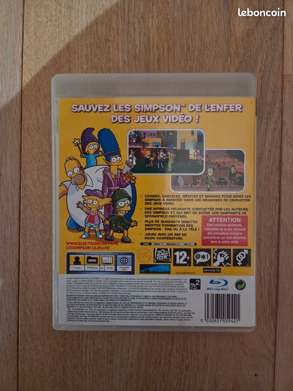 JEU LES SIMPSON LE JEU sur Sony PSP version FR PAL EUR 19,90 - FR