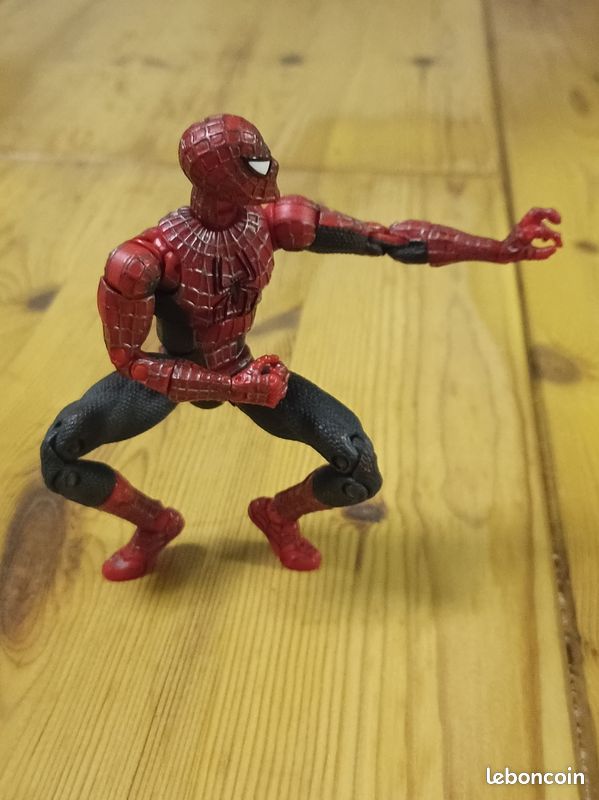 Figurine Spider-Man ToyBiz 2003, Sam Raimi, Super-poseable 6", Rare Authentique