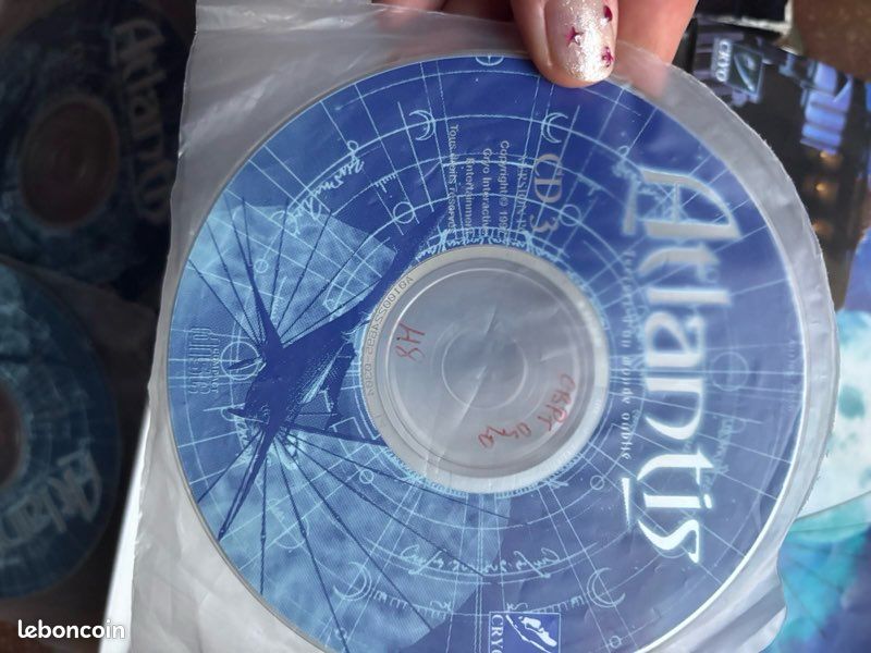Lot De Jeux PC Big Box Rétro - Chine, Egypte 1&2, Saga Atlantis (Cryo) - En Bon état