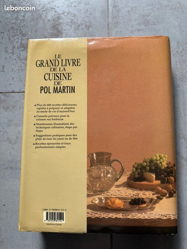 Le grand livre de la cuisine de Pol Martin 600 pages édition Brimard (image 6)