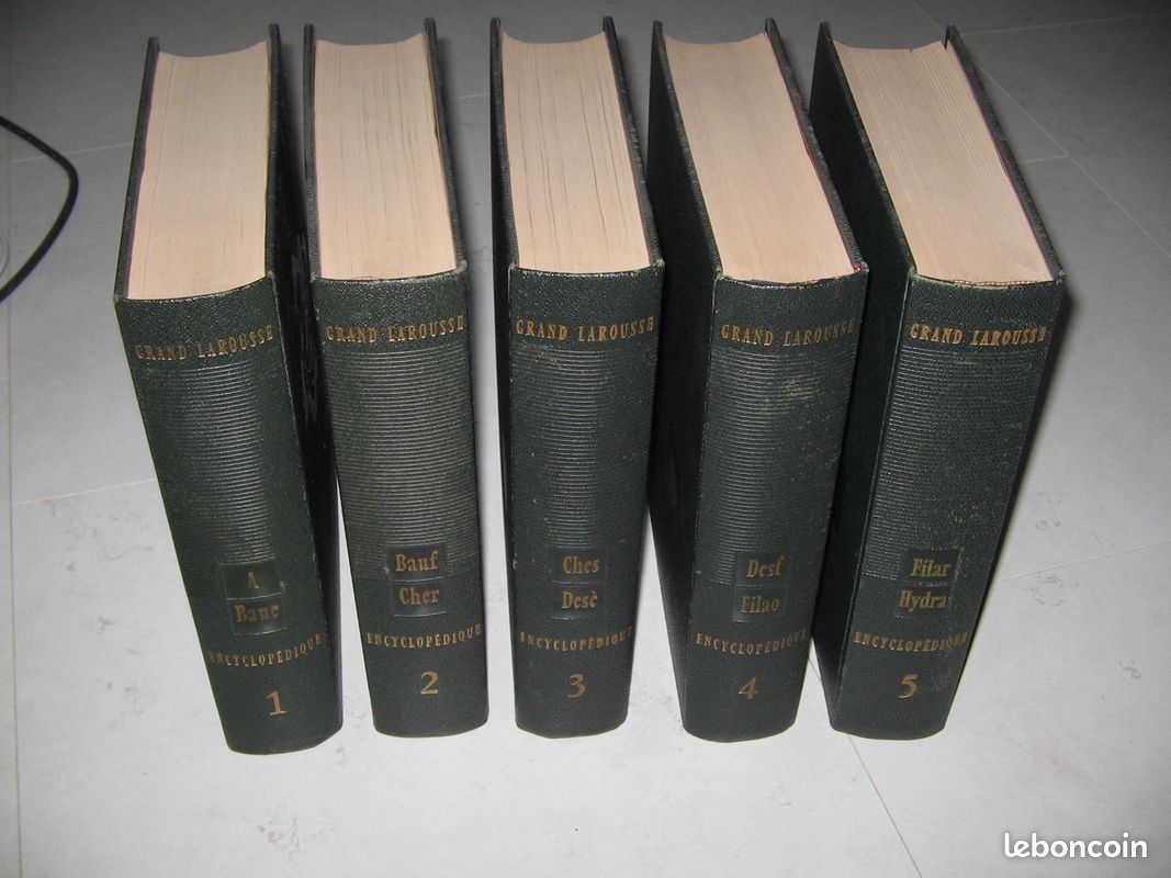 Grand Larousse encyclopédique(1960) en 5 VOLUMES (image 1)