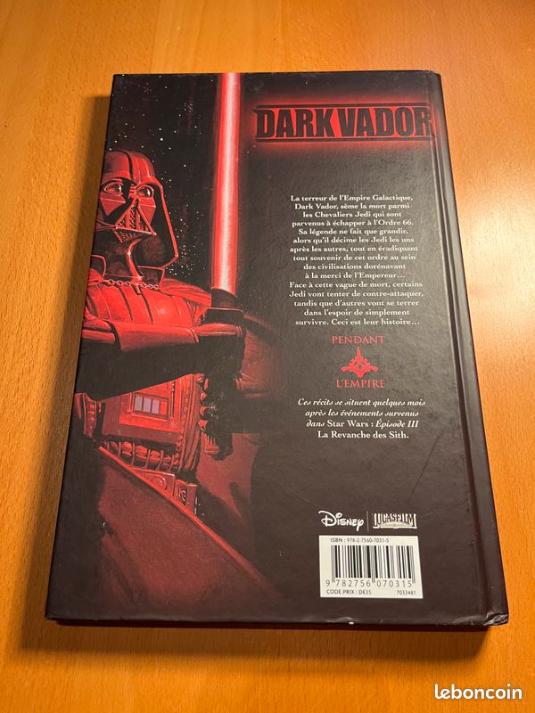 Star Wars Dark Vador La Purge Jedi (image 2)