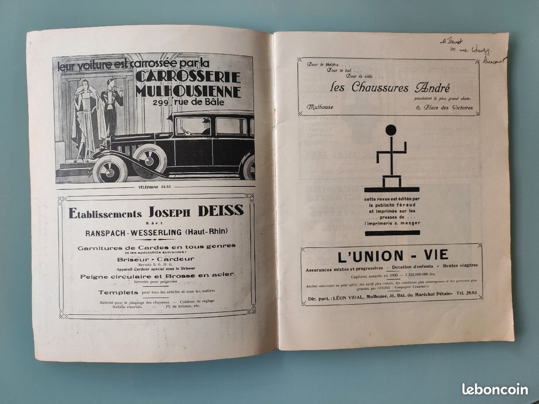 Revue ancienne, école de chimie, Mulhouse, 1931 (image 8)