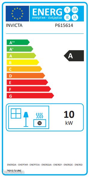 Poêle à bois fonte 10kW Invicta Chamane (image 3)