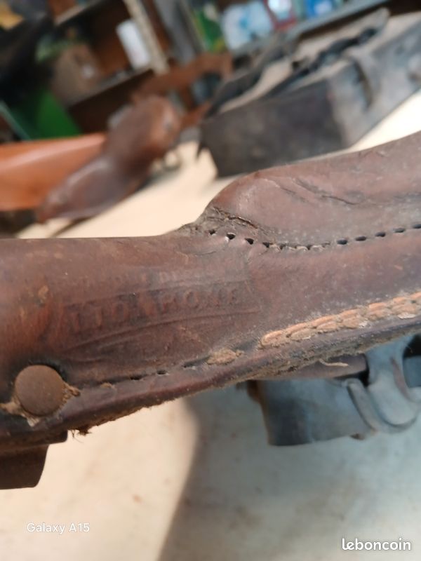 Selle De Vélo De Ville Ancienne Lionrone 155 - Cuir, Confort - Modèle Vintage
