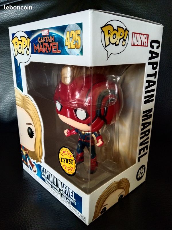 Marvel Cinematic Chase Captain Marvel Pop Pop Goose Flerken Funko