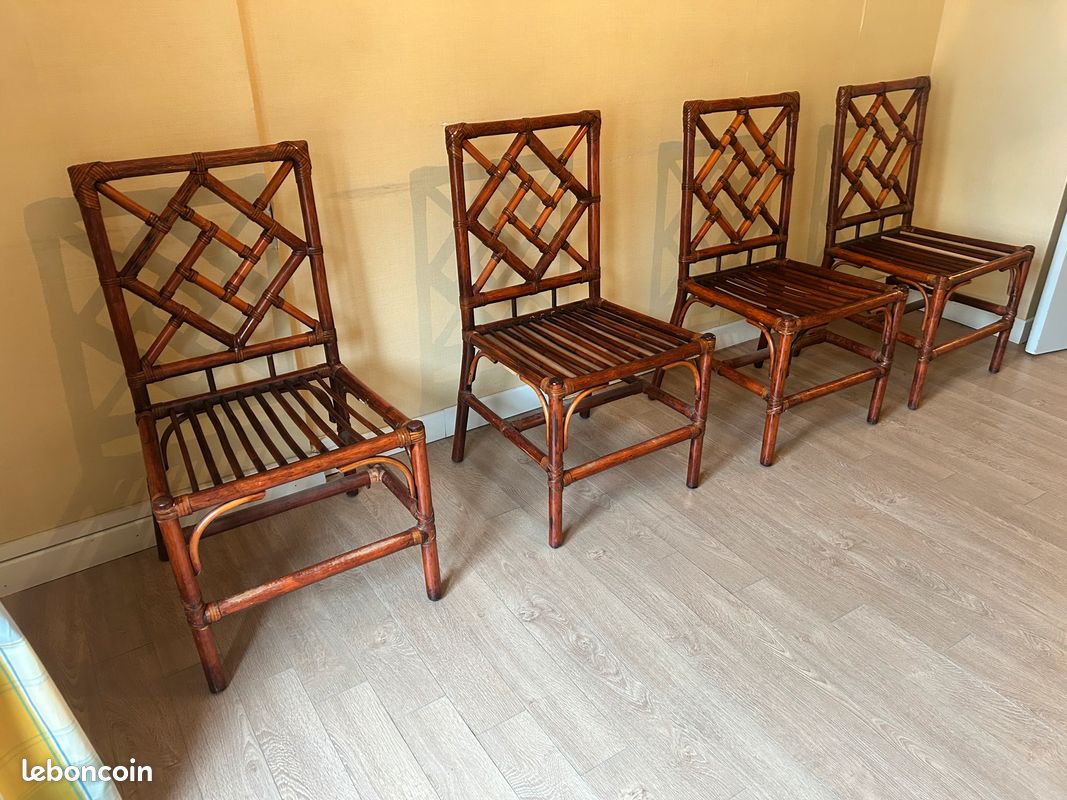 Chaises en rotin (image 2)