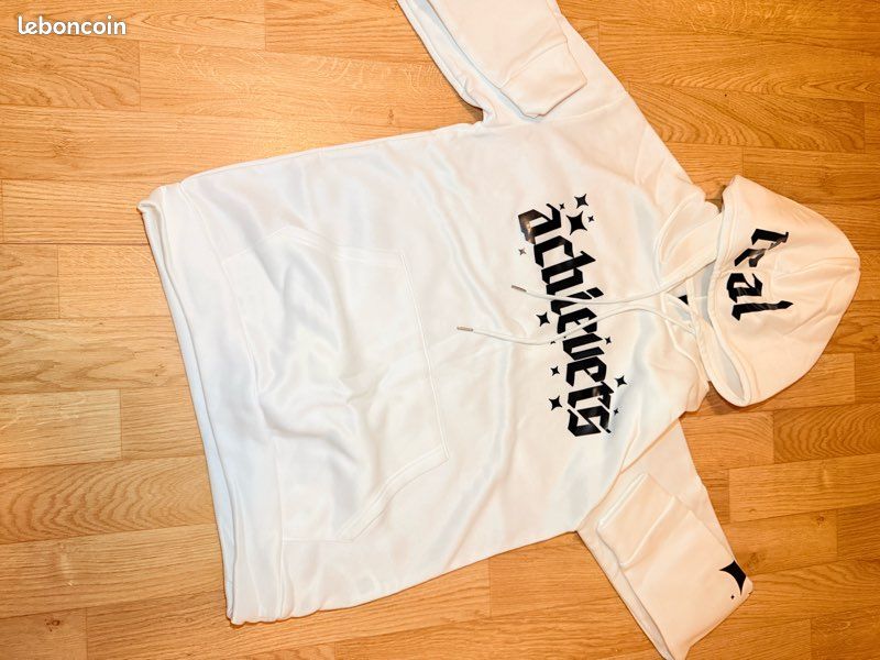 Palm Angels hoodie blanc taille M (image 3)