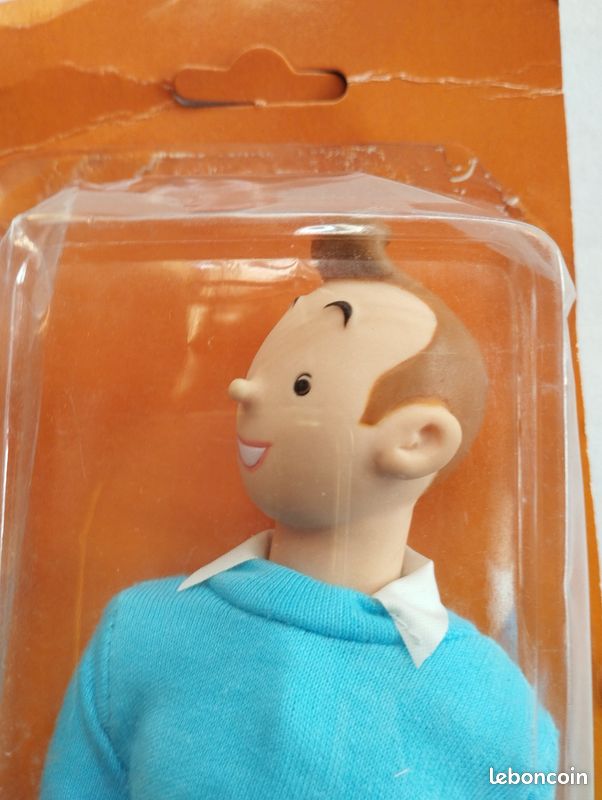 Poupée Collector Articulée Tintin 26 Cm – Hergé/Lombard/Cgi – 1986 – Neuve Sous Blister
