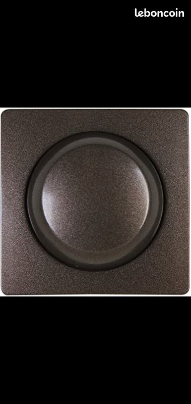 Bouton cache rotatif pour variateur de lumière Kopp Paris Couleur marron neuf (image 4)