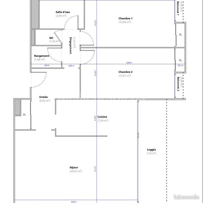 Appartement a louer maisons-alfort - 3 pièce(s) - 65 m2 - Surfyn