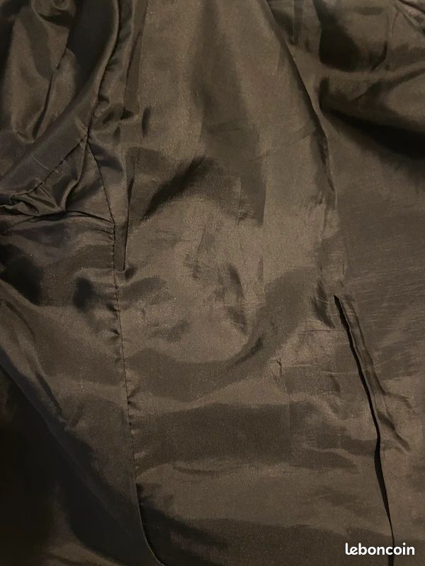 Veste en cuir noir marque au renard (image 7)