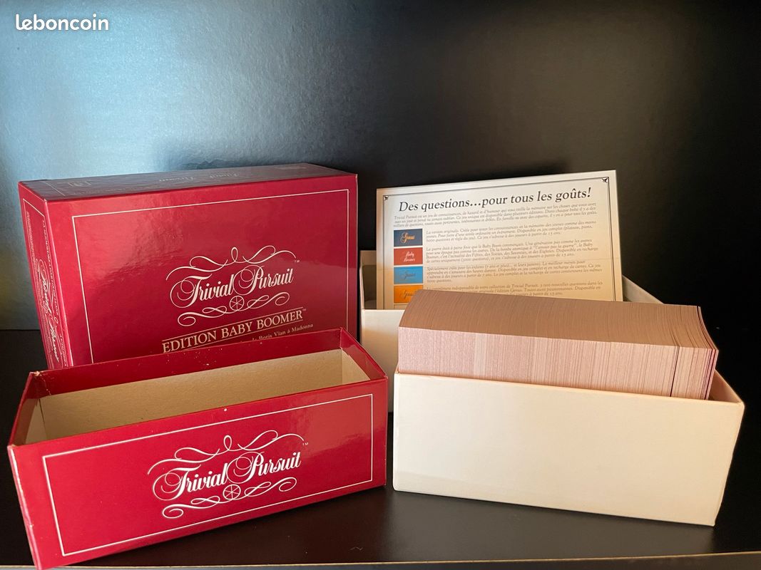 Jeu de société « Trivial Pursuit » (Jeu complet Edition Genus + Édition Baby Bommer + Édition des stars) (image 9)