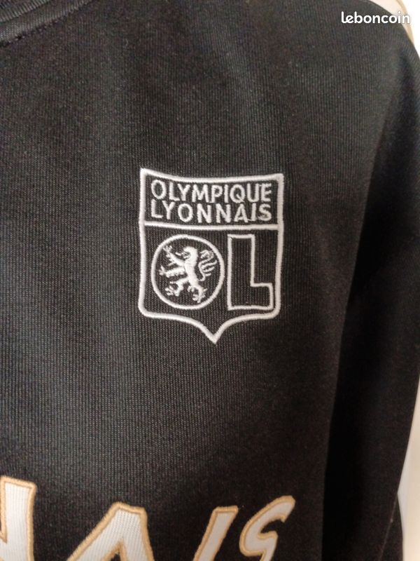 Vintage Veste Olympique Lyonnais Umbro – Taille S, Blanche Et Rouge, Rétro Années 90