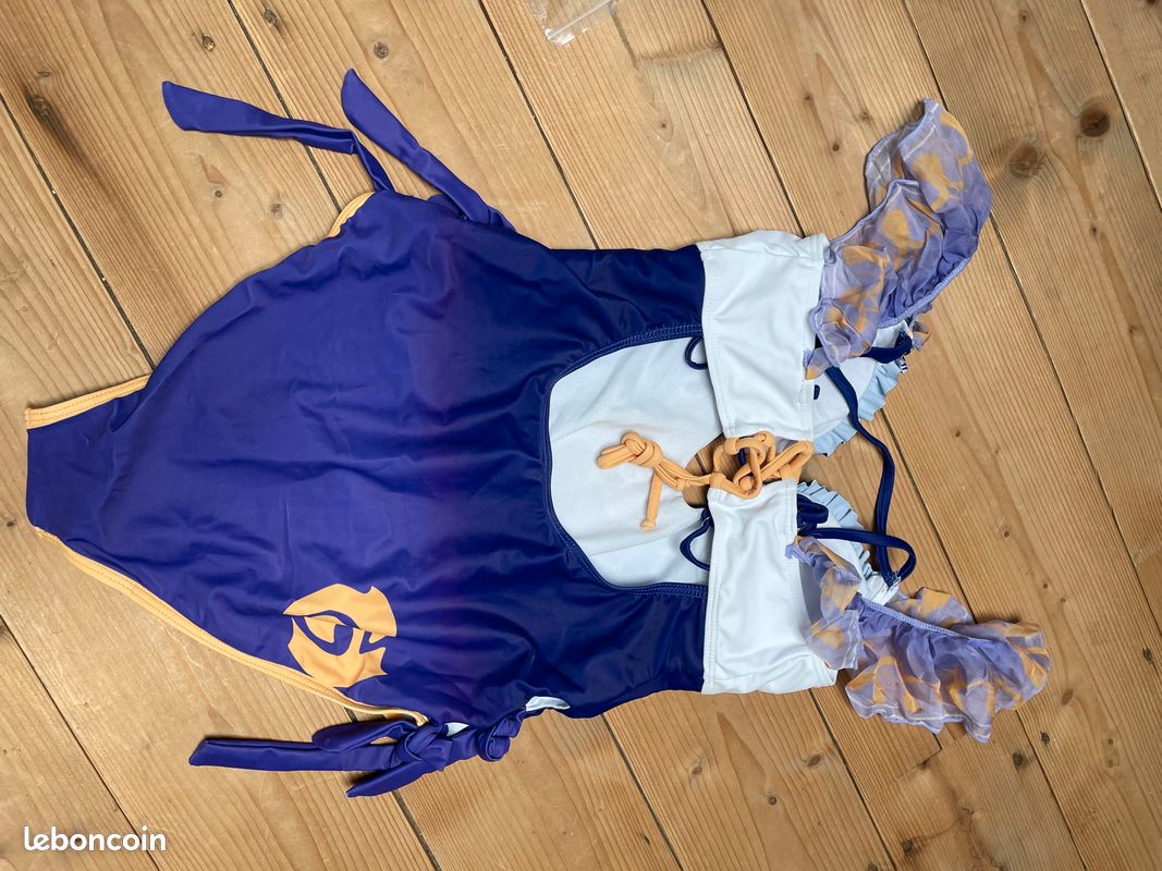 Maillot de bain Haikyuu style anime japonais violet taille M - Vêtements