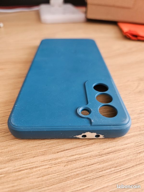 Coque Samsung Galaxy S21+ bleue (image 3)