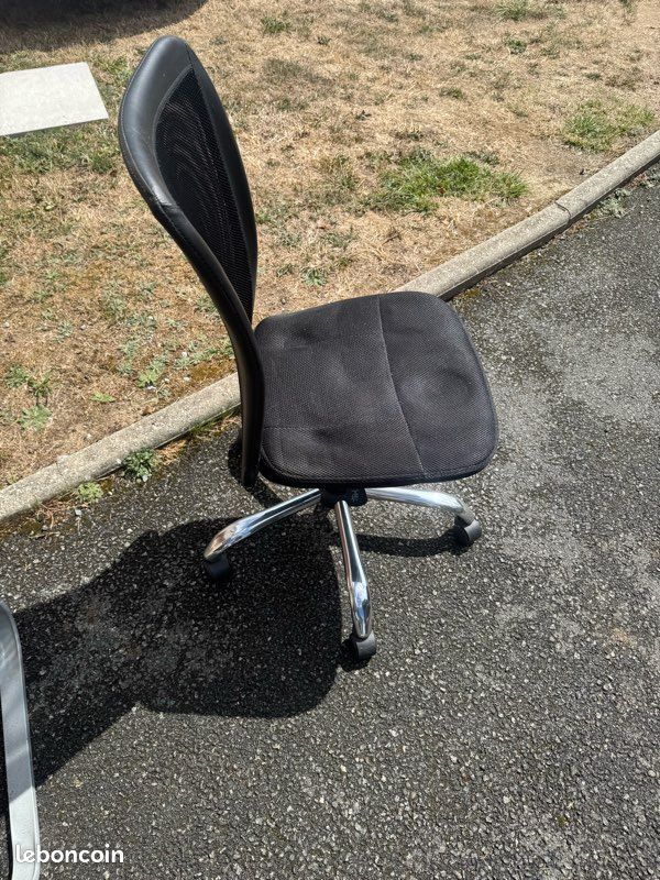 Chaise de bureau noir (image 3)