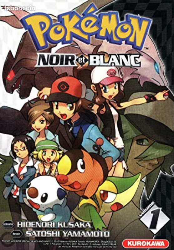 Livre Pokemon noir et blanc v1 (image 1)