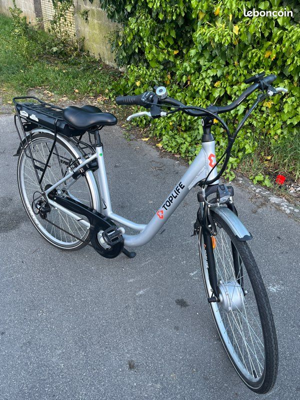 Vélo à assistance électrique E-8000 TOPLIFE Autonomie max 75 à 80