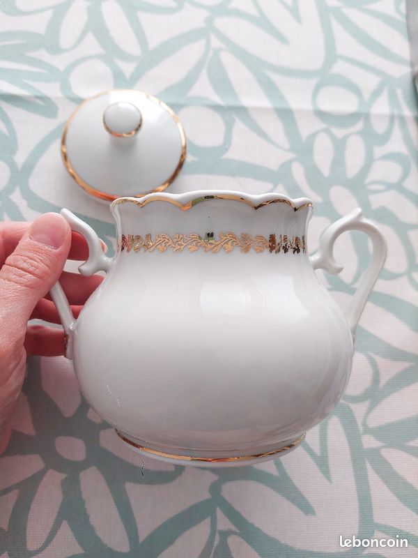 Service à thé porcelaine 1970s FD Chauvigny (image 10)