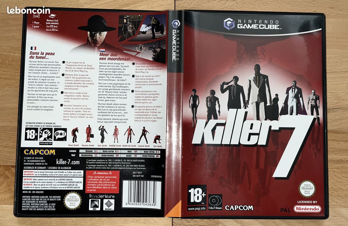 Killer Nintendo Gamecube PAL Jeux vidéo