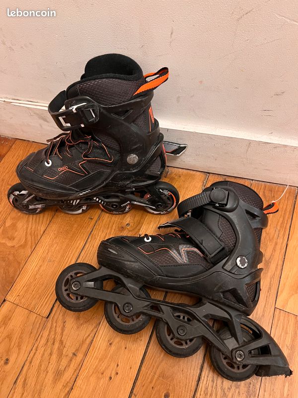 Rollers Oxelo Abec 3 (32-35, évolutive) (image 1)