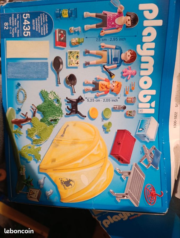 Playmobil 5435 famille et tente camping (image 1)