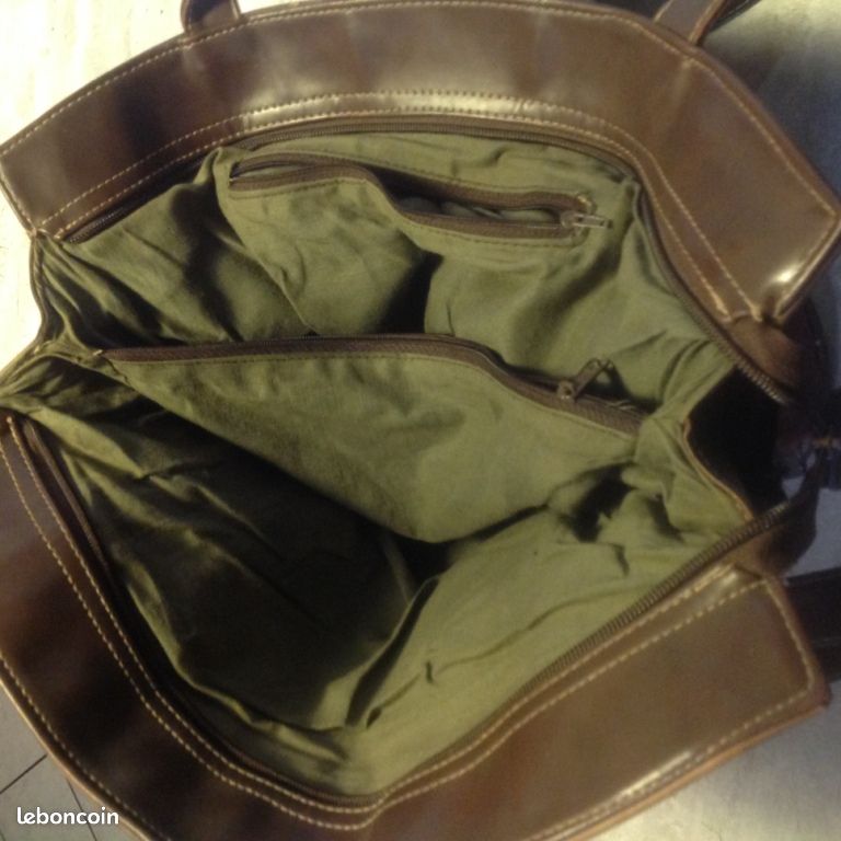 S26-Sac à main simili cuir 33*38 cm - SCAPIN (image 3)