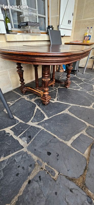 Table déjeuner en bois massif (image 5)