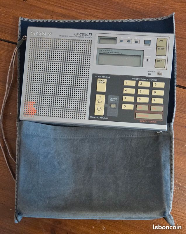 Sony ICF-7600D Shortwave Radio AM FM LW MW PLL Synth'ed
