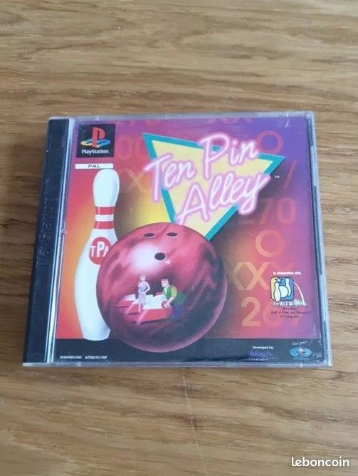 Jeu PlayStation 1 Ten Pin Alley - Version PAL - Bon état - Jeu De Bowling