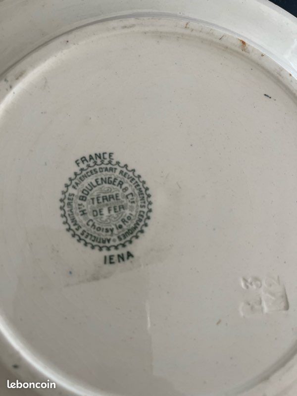 Lot de 8 assiettes plates terre de fer (image 3)