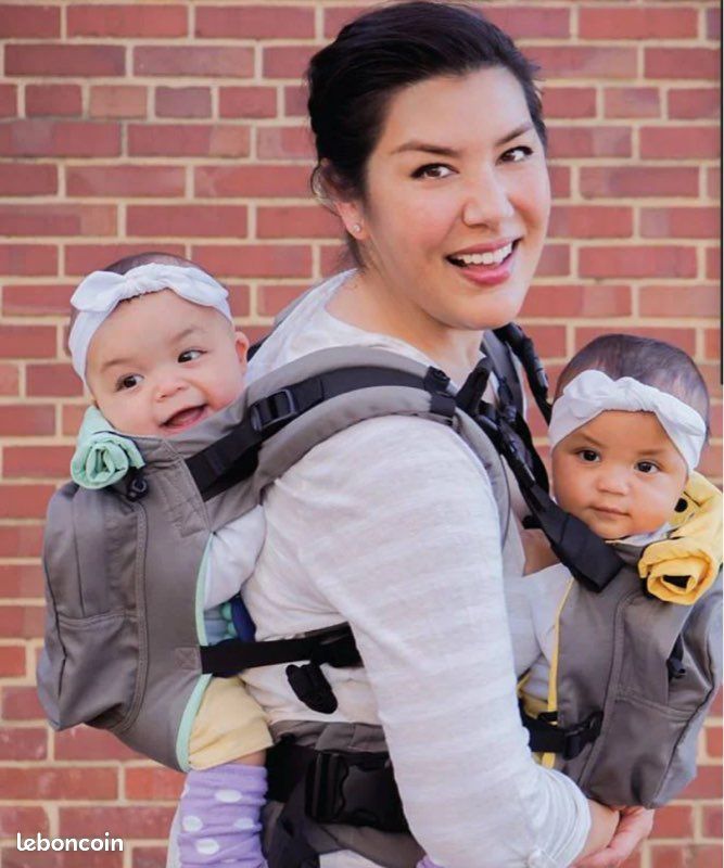 Porte bébé double jumeaux twins carrier Équipement bébé