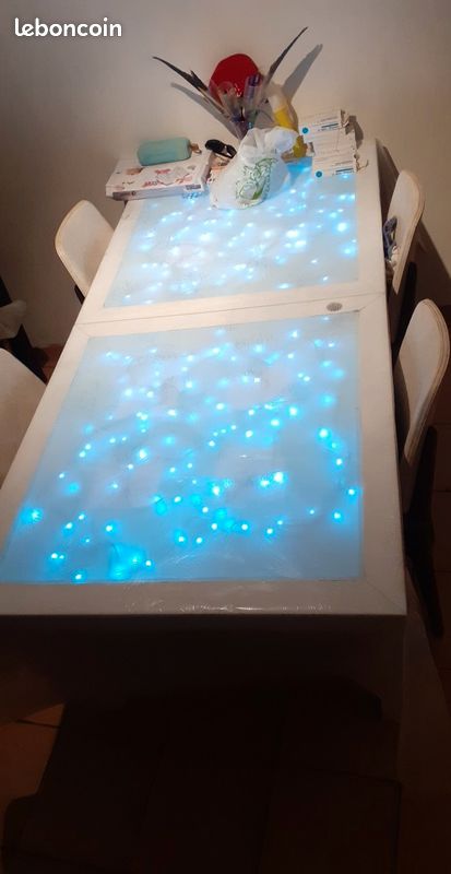 Table unique fabrication maison (image 1)