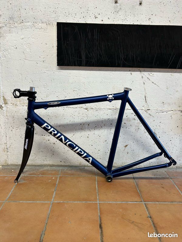 Cadre vélo de route Principia – taille 58 – alu fourche carbone